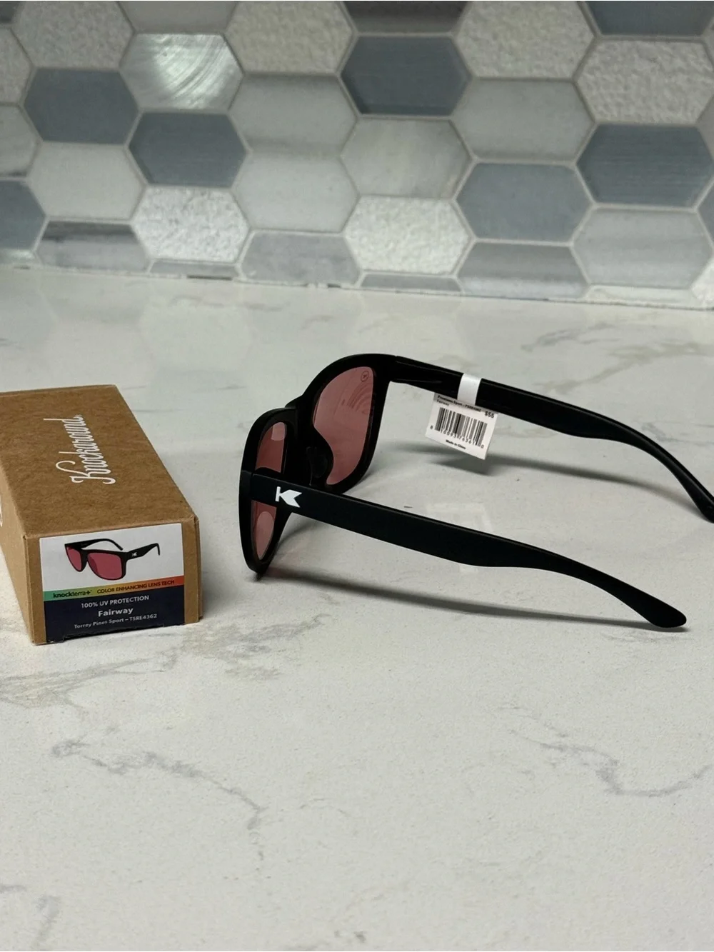 Torrey Pines Sport Fairway Men's Sunglasses - Pink Lenses